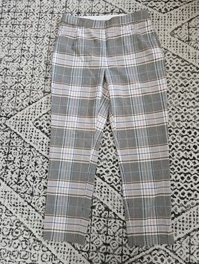 Riley & Rae Pastel Plaid Ankle Pants Size 6